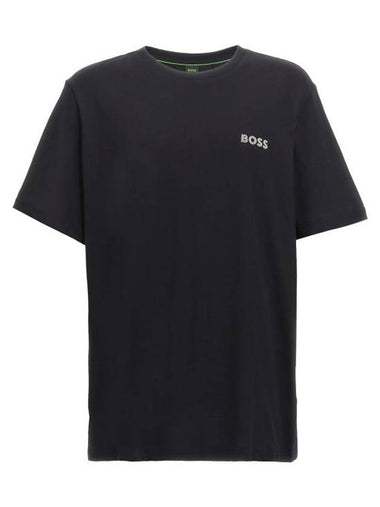 Short Sleeve T Shirt 50515620002 Black - HUGO BOSS - BALAAN 1