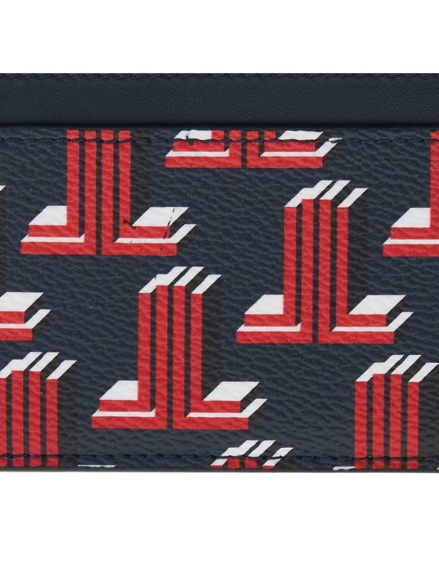 3D Logo Print Card Wallet Navy - LANVIN - BALAAN 7