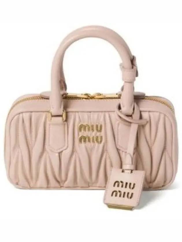 Arcadi Matellese Nappa Leather Mini Bag Powder Pink - MIU MIU - BALAAN 1