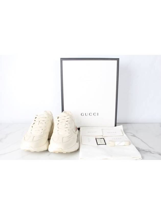 Band logo rhyton sneakers 6 250 - GUCCI - BALAAN 8