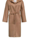 Women's Lilia Cashmere Belted Coat Camel Brown - MAX MARA - BALAAN 2