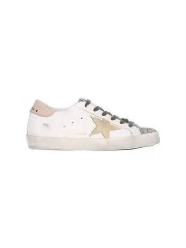 Platinum Glitter Toe Leather Low Top Sneakers White - GOLDEN GOOSE - BALAAN 2