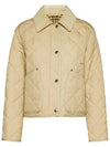 Quilted Classic Collar Jacket Beige - BURBERRY - BALAAN 3