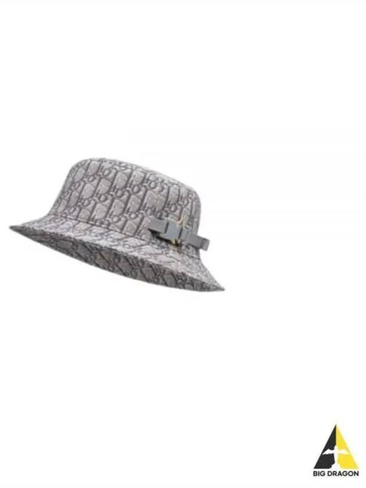 Oblique Jacquard Bucket Hat Deep Grey - DIOR - BALAAN 2