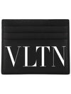 VLTN Logo Card Wallet Black - VALENTINO - BALAAN 3