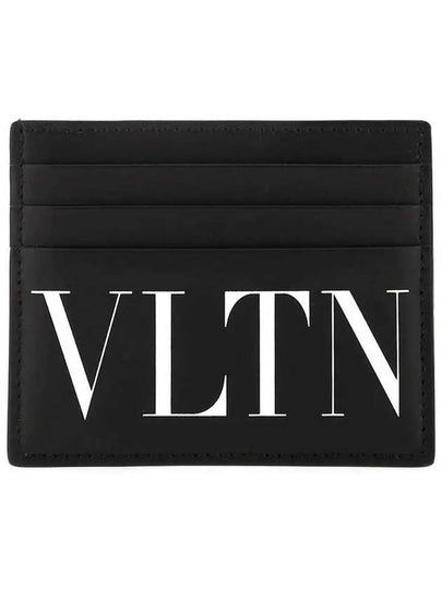 VLTN Logo Card Wallet Black - VALENTINO - BALAAN 2