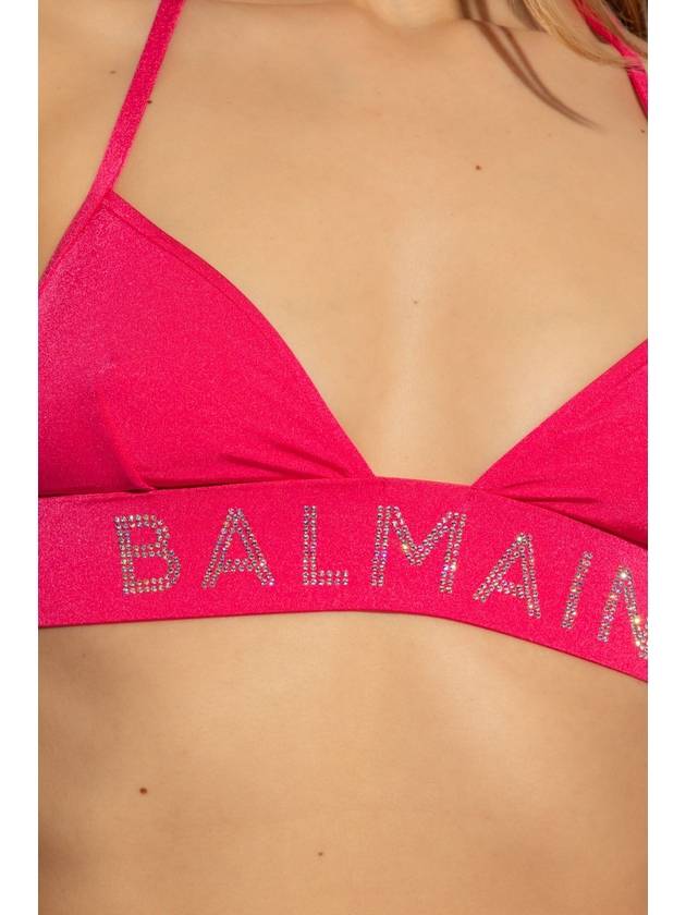 Balmain Bikini With Logo, Women's, Pink - BALMAIN - BALAAN 4