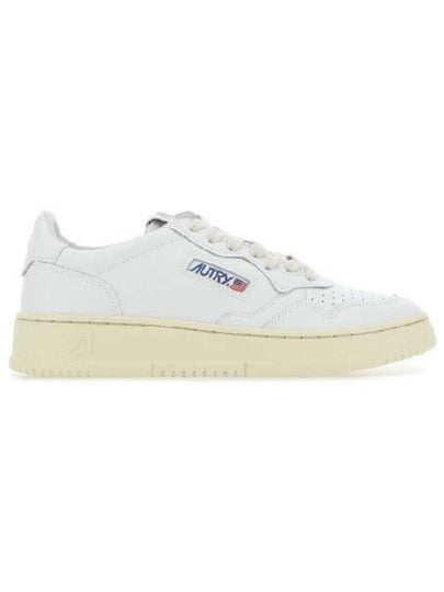 Medalist Leather Low Top Sneakers White - AUTRY - BALAAN 2