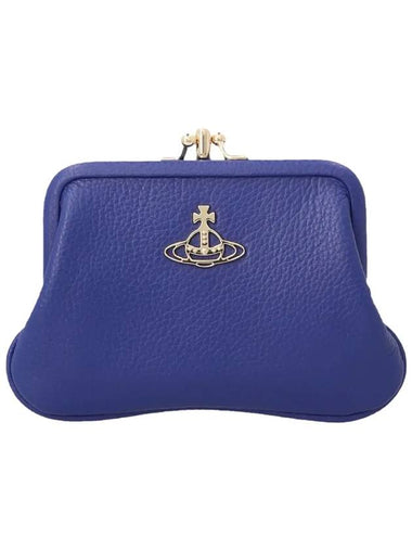 Women's Jordan Double Frame Coin Wallet Blue - VIVIENNE WESTWOOD - BALAAN 1