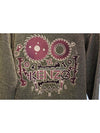 Monster Brushed Sweatshirt Grey - KENZO - BALAAN 6