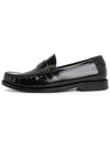 Women's Monogram Le Penny Loafer Black - SAINT LAURENT - BALAAN 5