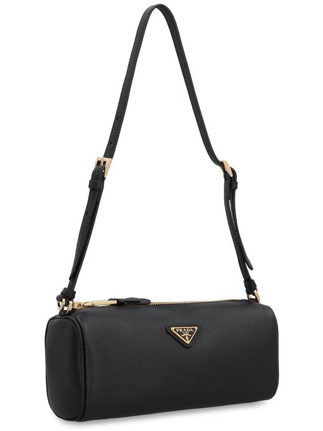 Triangle Logo Shoulder Bag Black - PRADA - BALAAN 3