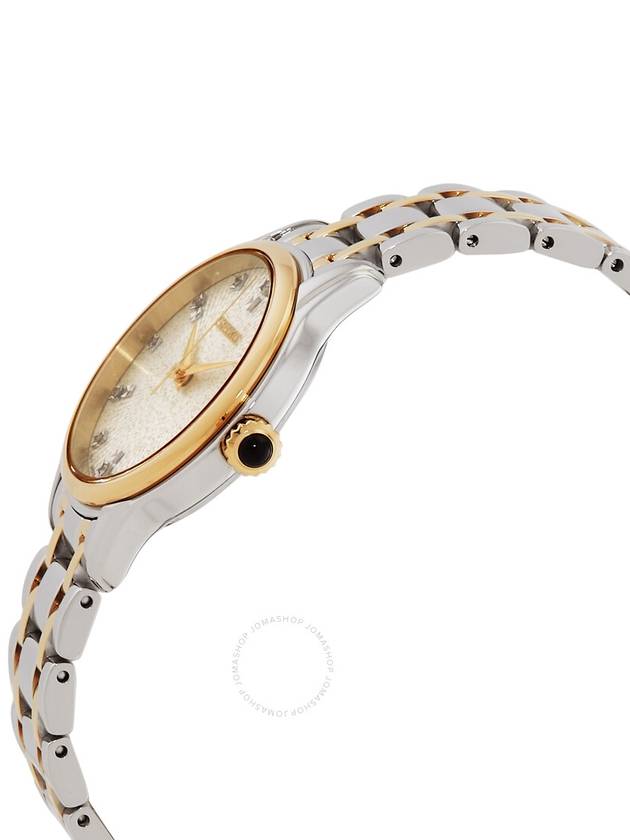 Seiko Discover More Quartz Diamond Silver Dial Two-Tone Ladies Watch SRZ550P1 - SEIKO - BALAAN 2