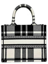 Check Canvas Book Tote Bag - DIOR - BALAAN 6