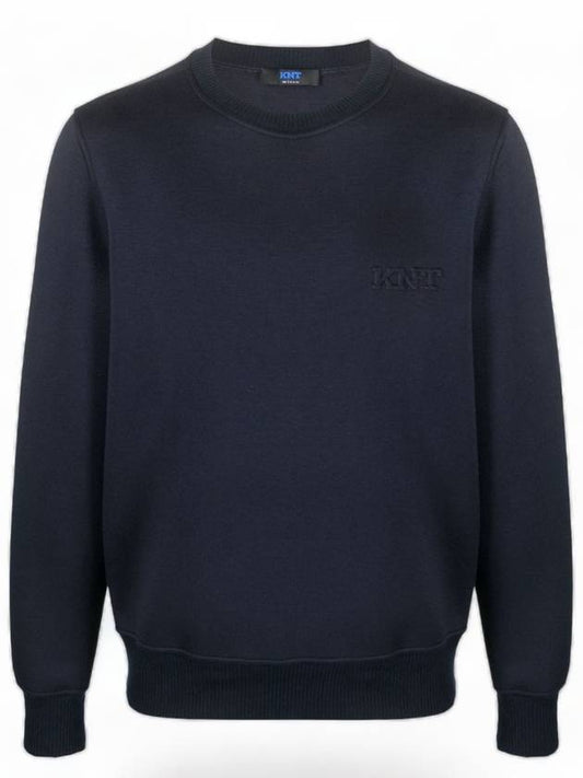 Lettering Logo Sweatshirt Navy - KITON - BALAAN 2