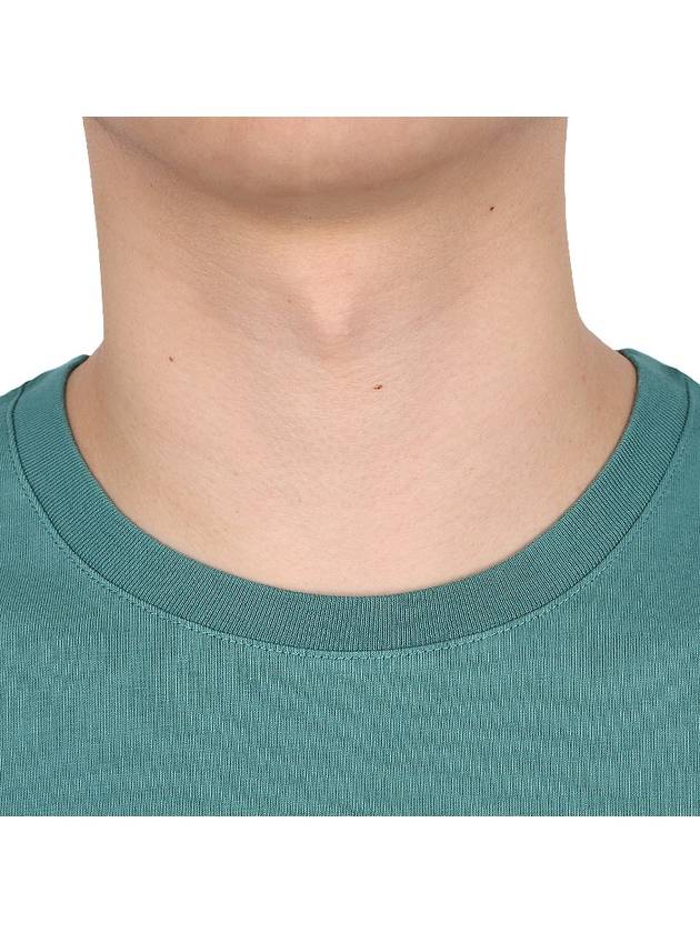 Fox Head Patch Classic Short Sleeve T-Shirt Green - MAISON KITSUNE - BALAAN 7