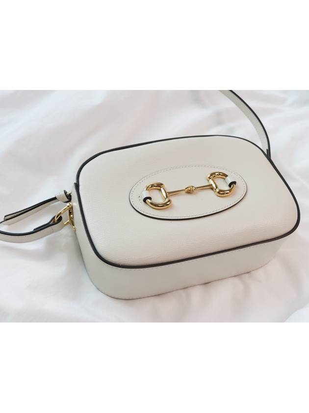 Horsebit 1955 Small Shoulder Bag White - GUCCI - BALAAN 3