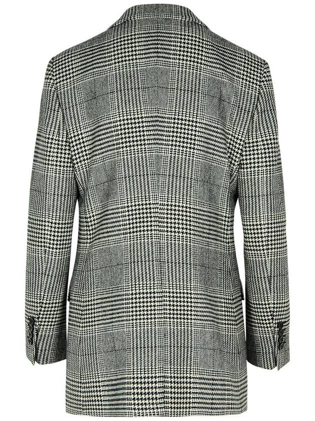 Dolce & Gabbana Grey Virgin Wool Blend Blazer - DOLCE&GABBANA - BALAAN 3