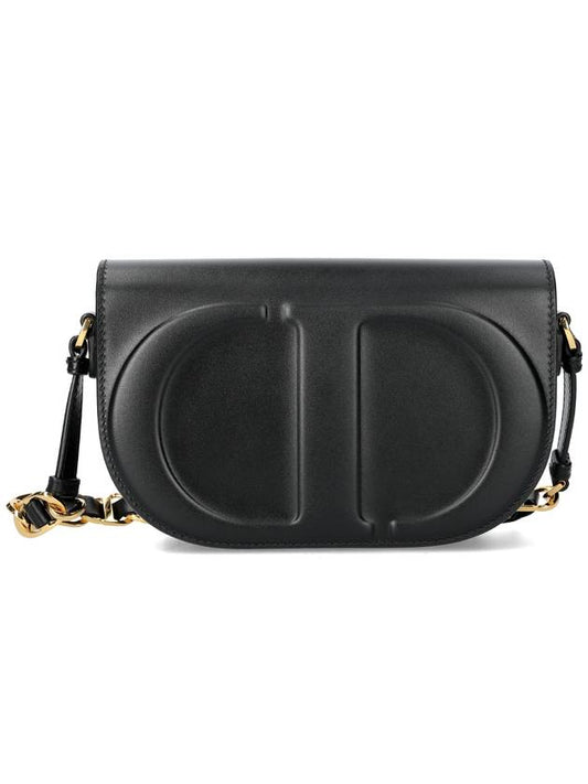 CD Signature Strap CD Embossed Calfskin Cross Bag Black - DIOR - BALAAN 2