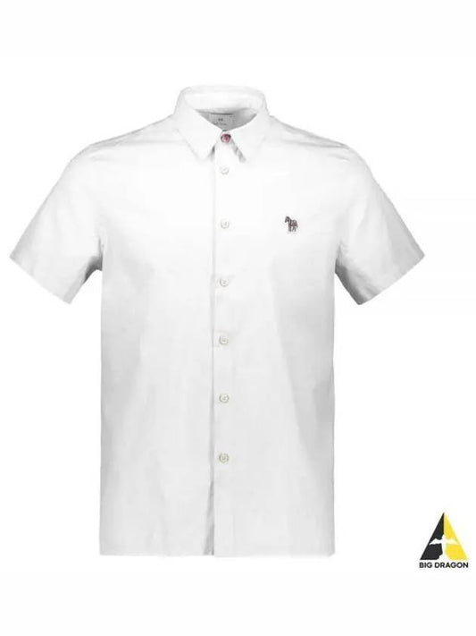 PS by Organic Cotton Short Sleeve Shirt White - PAUL SMITH - BALAAN 2