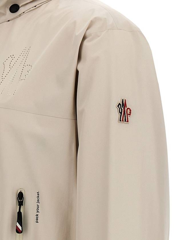 Grenoble Vieille Zip-Up Jacket White - MONCLER - BALAAN 6