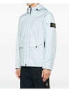 Membrana 3L TC Hooded Jacket Sky Blue - STONE ISLAND - BALAAN 7