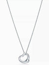 Silver Open Heart Necklace Elsa Peretti 16mm Necklace 29667233 - TIFFANY & CO. - BALAAN 5