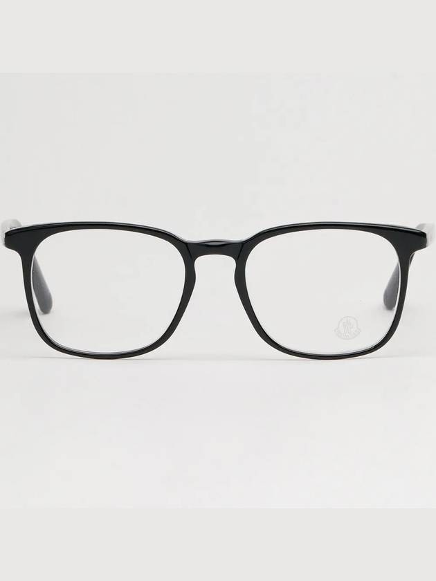 Eyewear Square Horn Rimmed Eyeglasses Black - MONCLER - BALAAN 4