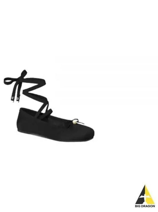 D Joy Ballerina Flat Black - DIOR - BALAAN 2