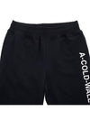 Essential Logo Sweat Short Pants ACWMB118 BLACK - A-COLD-WALL - BALAAN 3
