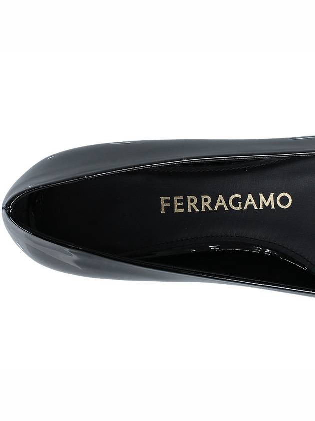 Vara Bow Ballet Flat Black - SALVATORE FERRAGAMO - BALAAN 9