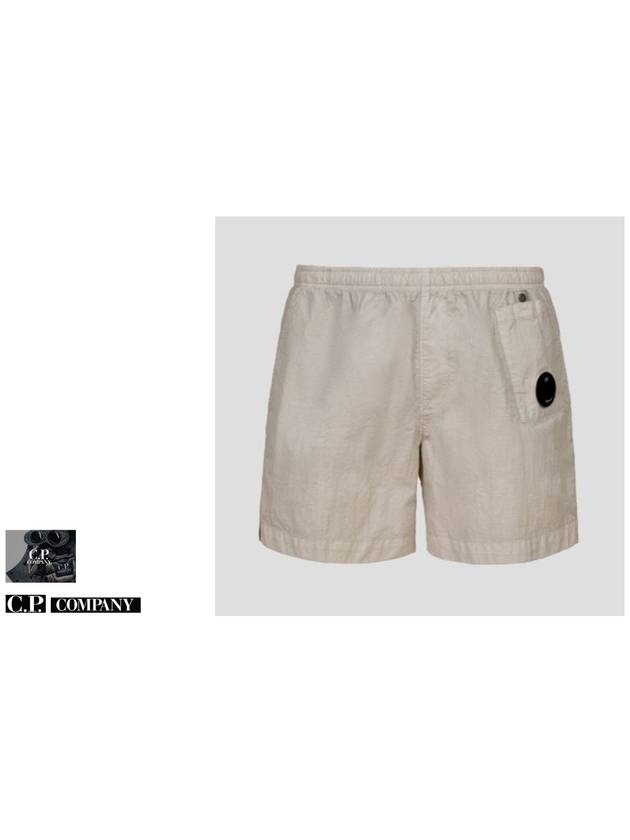 Lens Pocket Swim Shorts Grey - CP COMPANY - BALAAN 3