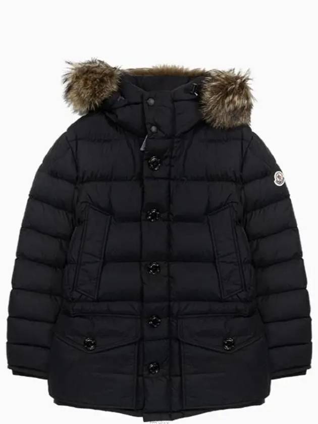 Cluny Long Down Jacket Black - MONCLER - BALAAN 2