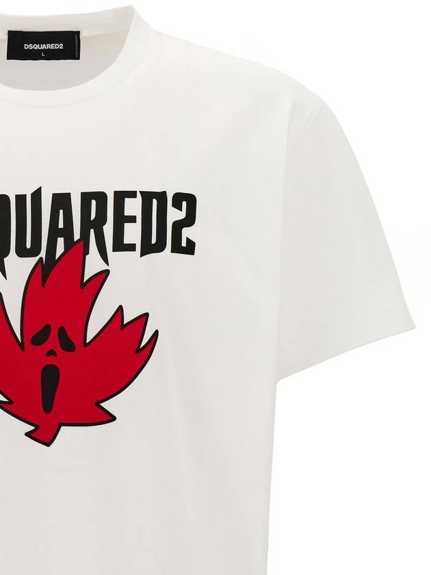 DSQUARED2 Logo Print T-Shirt - DSQUARED2 - BALAAN 3