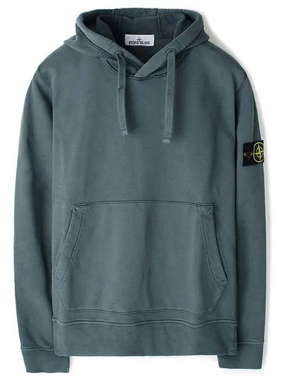 Signature Logo Patch Hoodie Grey - STONE ISLAND - BALAAN 2