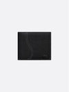 Saddle Grained Calfskin Leather Cald Wallet Black - DIOR - BALAAN 2