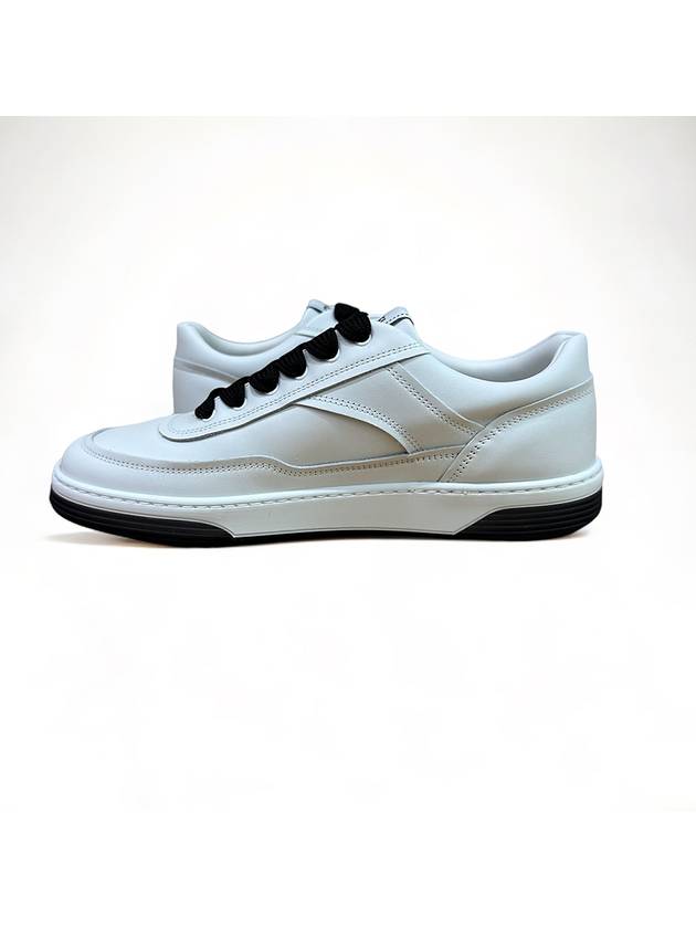 Calfskin Low Top Sneakers White - CHANEL - BALAAN 4