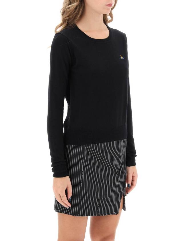 Bea Jumper Knit Top Black - VIVIENNE WESTWOOD - BALAAN 3