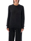 Cashmere Silk Knit Top Grey - SAINT LAURENT - BALAAN 2