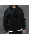 Women's Logo Sweatshirt Black - MONCLER - BALAAN 2