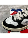 Medalist Leather Low Top Sneakers White Black - AUTRY - BALAAN 8