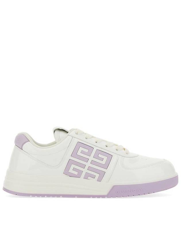 4G Logo Patent Leather Low Top Sneakers White - GIVENCHY - BALAAN 2