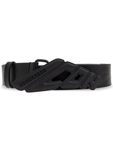 Dsquared2 Leather Belt, Men's, Black - DSQUARED2 - BALAAN 1