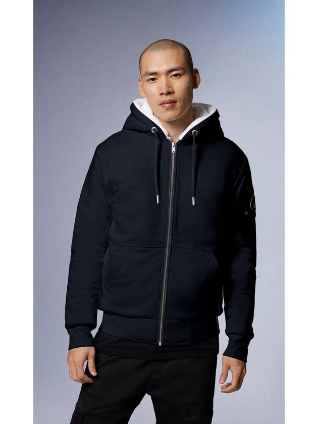 Men s Classic Bunny 2 Fur Hooded Zip Up Navy - MOOSE KNUCKLES - BALAAN 2