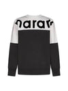 Howley Two Tone Logo Sweatshirt Faded Black - ISABEL MARANT - BALAAN 2