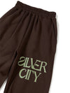 Silver City Wide Brushed Jogger Pants BROWN - WEST GRAND BOULEVARD - BALAAN 4