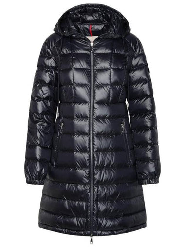 Women's Amintore Long Down Padding Navy - MONCLER - BALAAN 1