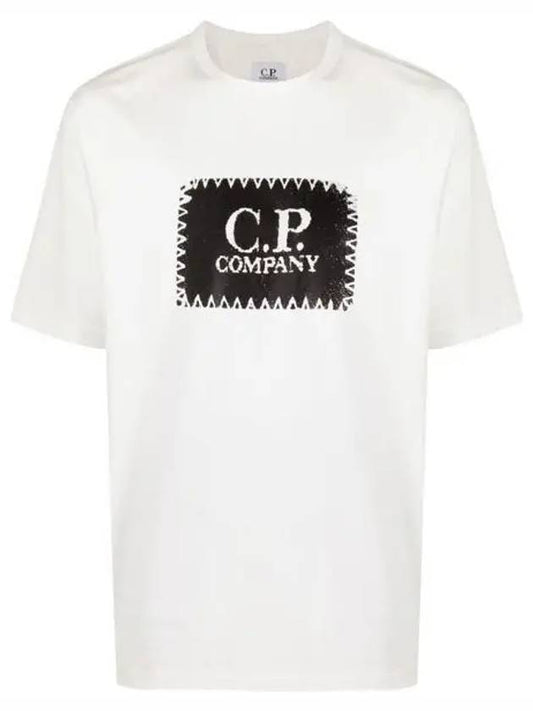 301 jersey label style logo t-shirt - CP COMPANY - BALAAN 2
