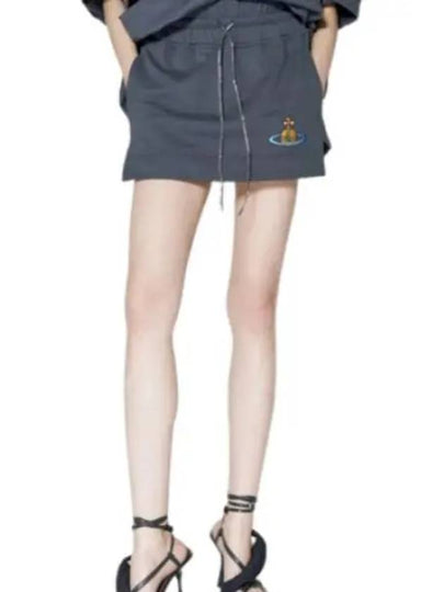 Logo A-Line Skirt Grey - VIVIENNE WESTWOOD - BALAAN 2