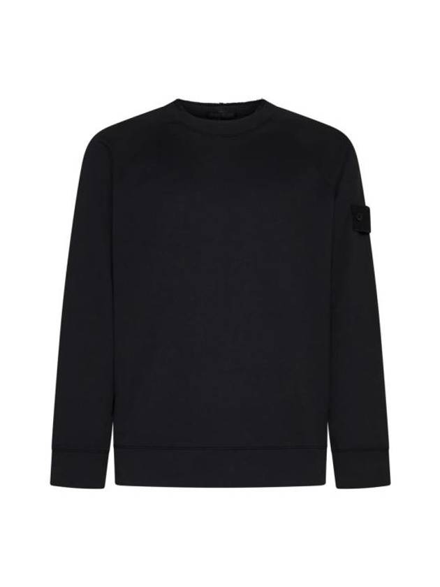 Compass Badge Sweatshirt Black - STONE ISLAND - BALAAN 2